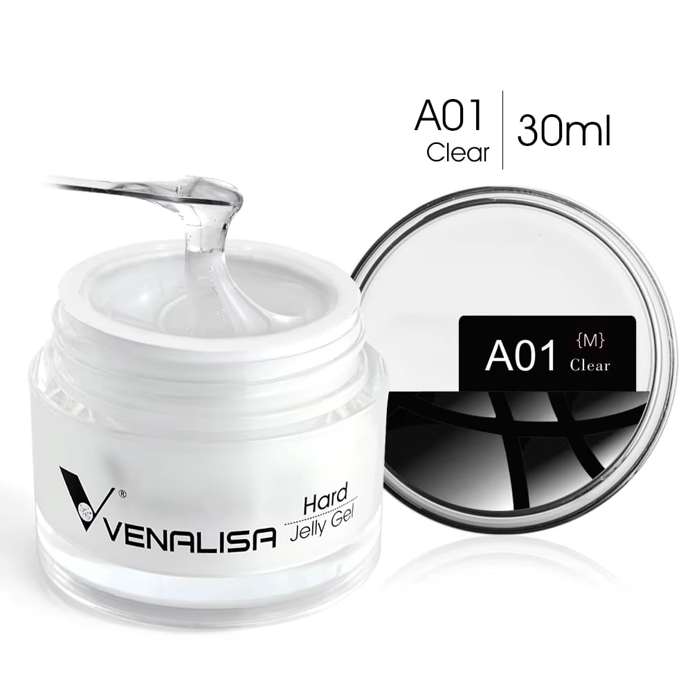 Venalisa Jelly Extension Gel Clear 30 ml – kirkas rakennegeeli kynsien muotoiluun
