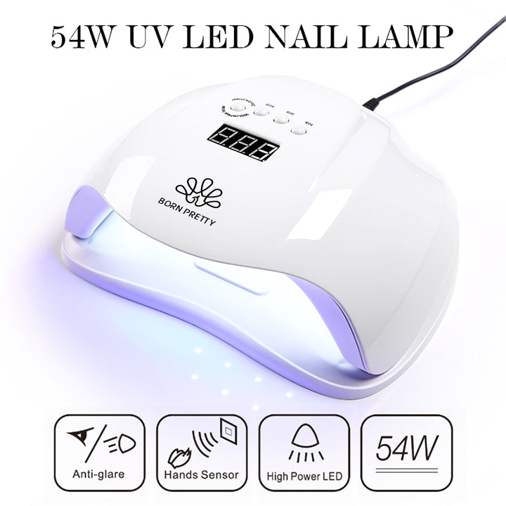 BORN PRETTY Pro UV LED kynsilamppu 36 LED-valolla ja irrotettavalla pohjalla