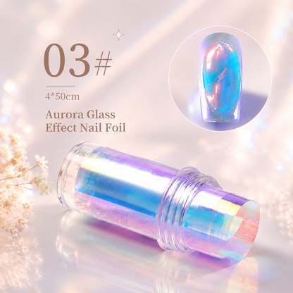 Aurora Glass Effect Nail Foil – Holografinen Kynsifolio