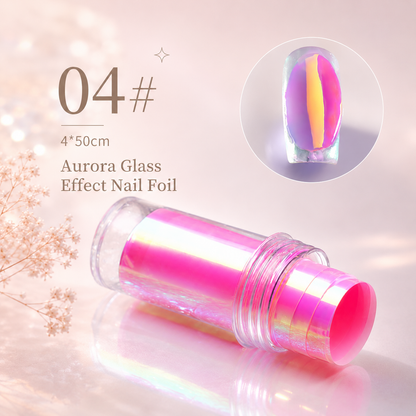 Aurora Glass Effect Nail Foil – Holografinen Kynsifolio