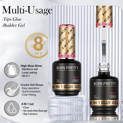 Born Pretty 8 in 1 Glue Gel