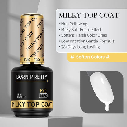 Born Pretty Pro Milky Top Coat