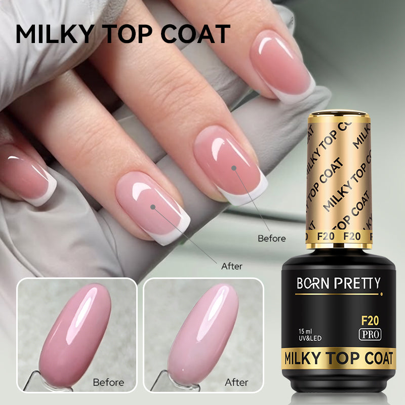 Born Pretty Pro Milky Top Coat