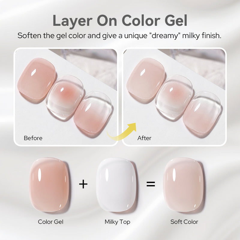 Born Pretty Pro Milky Top Coat