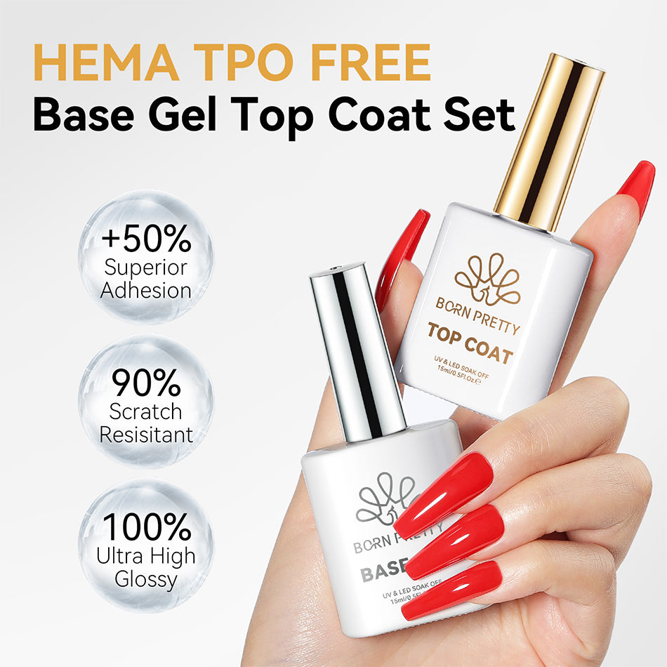 Born Pretty Base & Top Coat Set (2 x 15 ml)